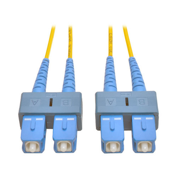 Tripp Lite Duplex Singlemode 8.3/125 Fiber Patch Cable (SC/SC), 15M