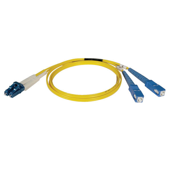 Tripp Lite N366-03M 3м LC SC Желтый оптиковолоконный кабель
