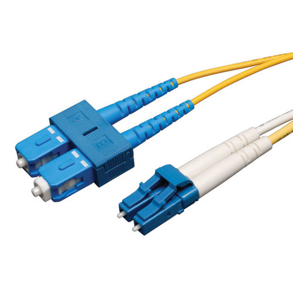 Tripp Lite Duplex Singlemode 8.3/125 Fiber Patch Cable (LC/SC), 15M