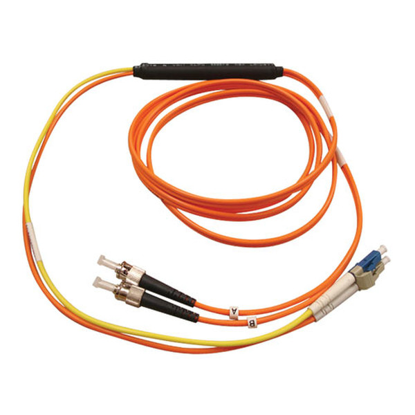 Tripp Lite Fiber Optic Mode Conditioning Patch Cable (ST/LC), 1M