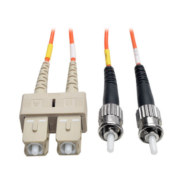 Tripp Lite Duplex Multimode 50/125 Fiber Patch Cable (SC/ST), 2M