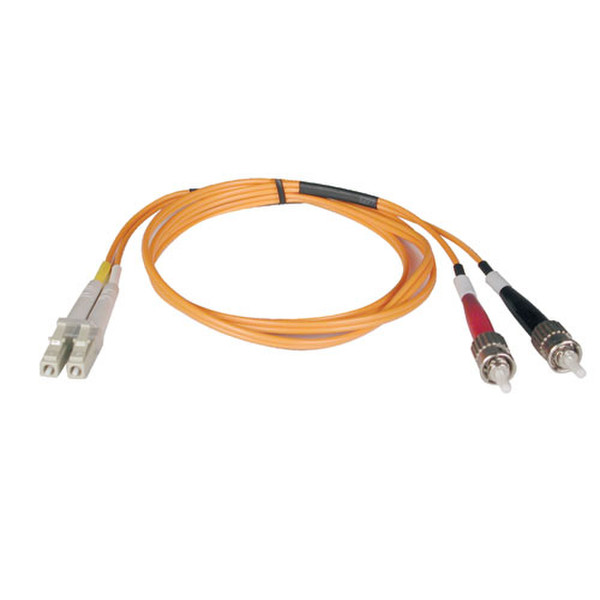 Tripp Lite Duplex Multimode 50/125 Fiber Patch Cable (LC/ST), 2M