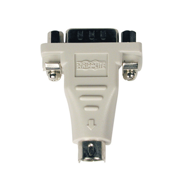 Tripp Lite PS2 DIN6F - DB9F MINI DIN-6 F DB9 F White cable interface/gender adapter