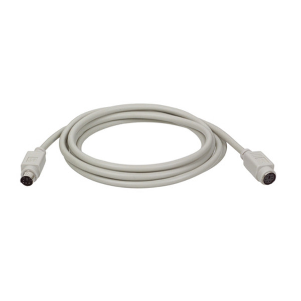Tripp Lite PS/2 Keyboard or Mouse Extension Cable (Mini-DIN6 M/F), 4.57 m (15-ft.) PS/2 cable