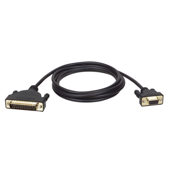 Tripp Lite DB9-DB25, 6ft. 1.83m DB9 DB25 Schwarz Serien-Kabel