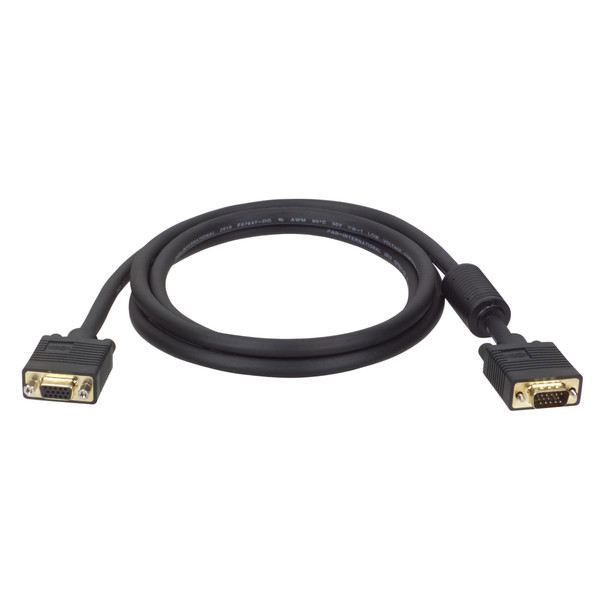 Tripp Lite VGA Coax Monitor Extension Cable, High Resolution Cable with RGB Coax (HD15 M/F), 1.83 m (6-ft.)