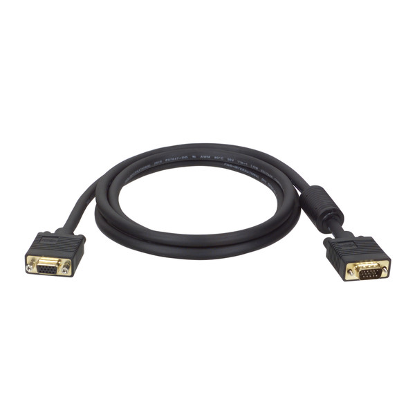 Tripp Lite VGA Coax Monitor Extension Cable, High Resolution Cable with RGB Coax (HD15 M/F), 3.05 m (10-ft.)