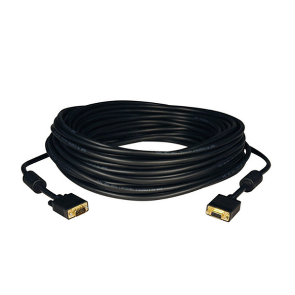 Tripp Lite 100-ft. HD15M - HD15F VGA (D-Sub) HD15 M Черный кабельный разъем/переходник