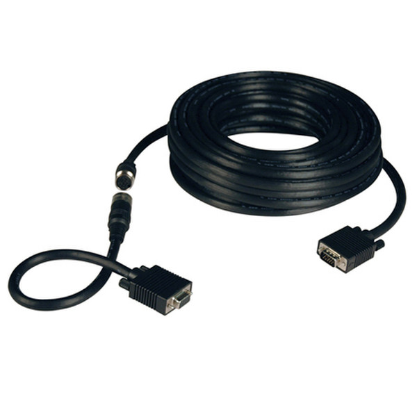 Tripp Lite 100 ft. HD15M - HD15F VGA (D-Sub) VGA (D-Sub) Black cable interface/gender adapter