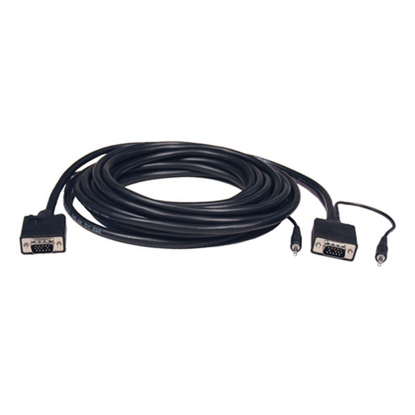 Tripp Lite 25-ft. HD15M - HD15M 7.6м VGA (D-Sub) VGA (D-Sub) Черный VGA кабель