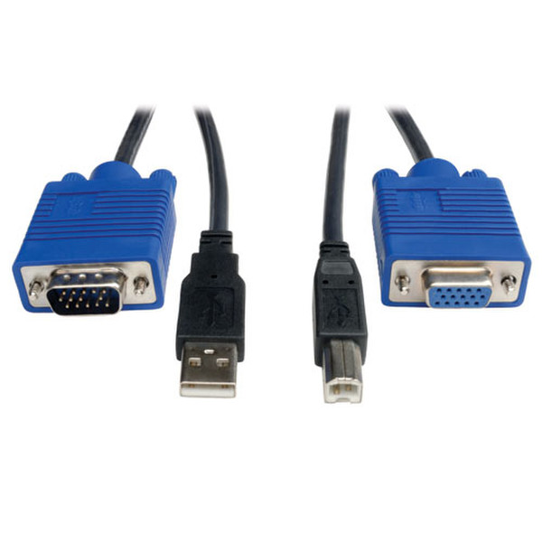 Tripp Lite USB Cable Kit for KVM Switch B006-VU4-R, 10-ft. KVM cable