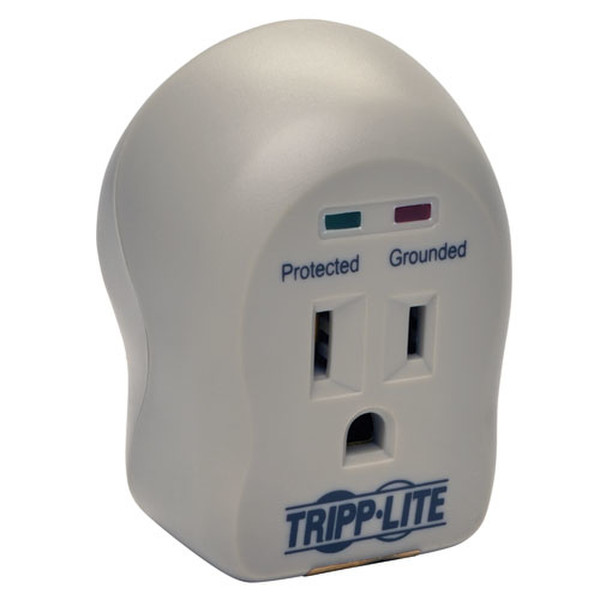 Tripp Lite SpikeCube 1AC outlet(s) 120V Grau Spannungsschutz