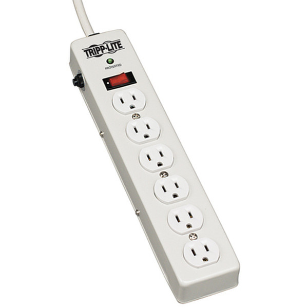 Tripp Lite TLM606HJ 6AC outlet(s) 120V 1.8m Grau Spannungsschutz