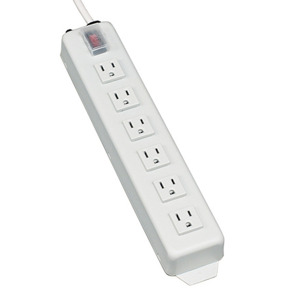 Tripp Lite TLM606NC 6AC outlet(s) 120V 1.8m Grey surge protector