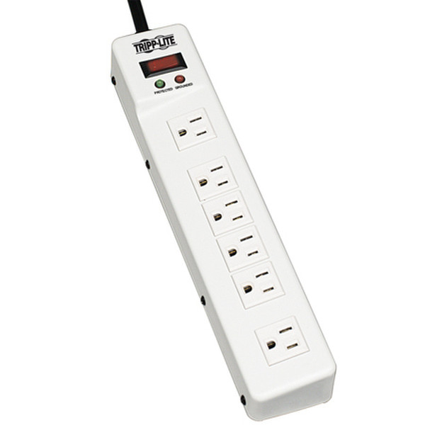 Tripp Lite TLM626 6AC outlet(s) 120V 1.8m Grau Spannungsschutz