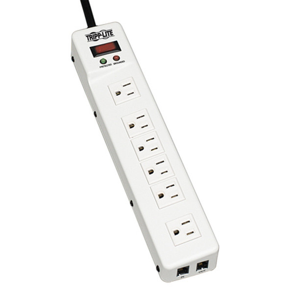 Tripp Lite TLM626TEL15 6AC outlet(s) 120V 4.5m Grey surge protector