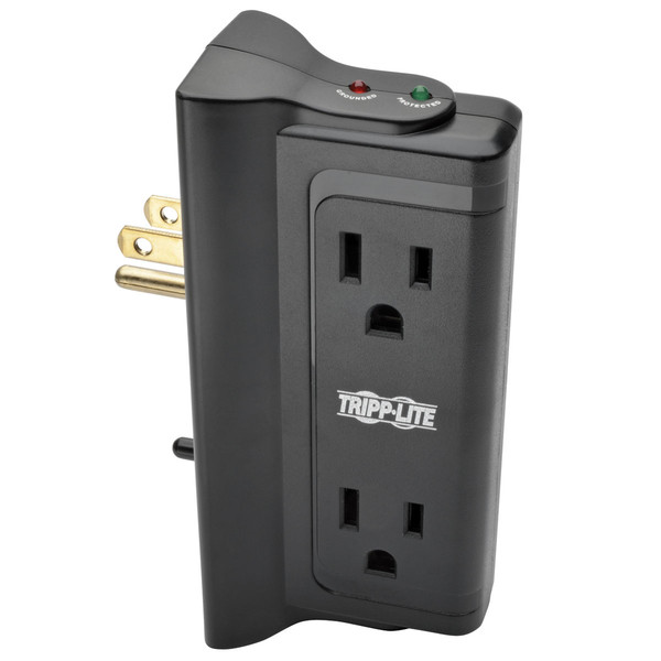 Tripp Lite Protect It! Surge Protector with 4 Side-Mounted Outlets , Direct Plug-In, 670 Joules