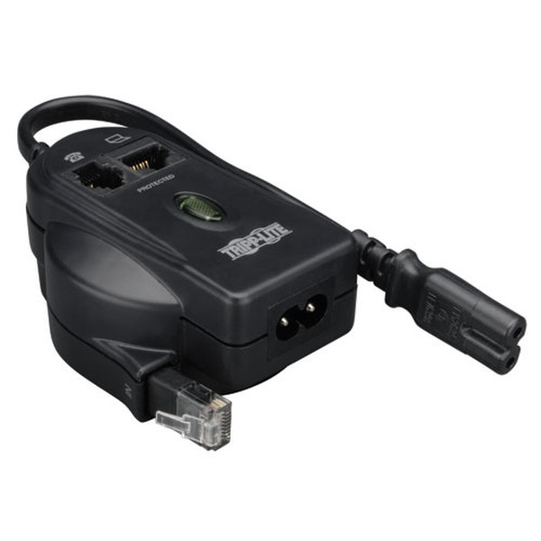 Tripp Lite TRAVELERC8 2AC outlet(s) 120-240V Schwarz Spannungsschutz