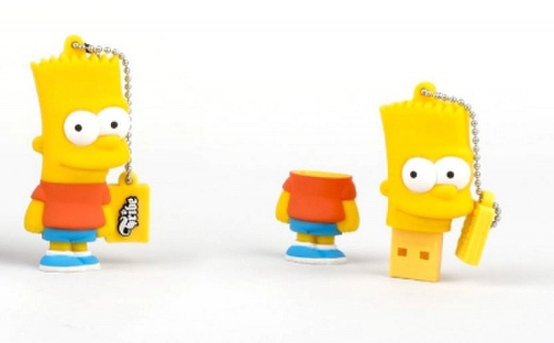 AGI The Simpsons Bart Simpson 8GB USB 2.0 Blue,Orange,Yellow USB flash drive