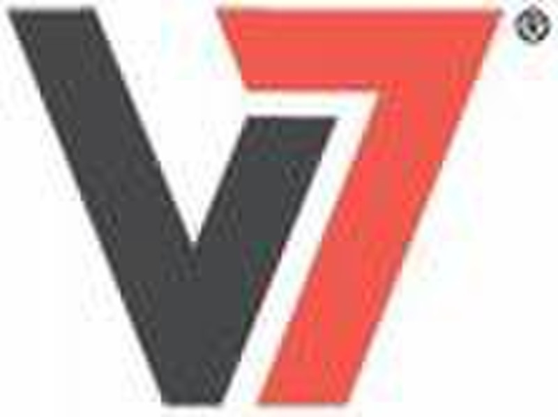 V7 -VGADVI VGA F DVI M Черный кабельный разъем/переходник