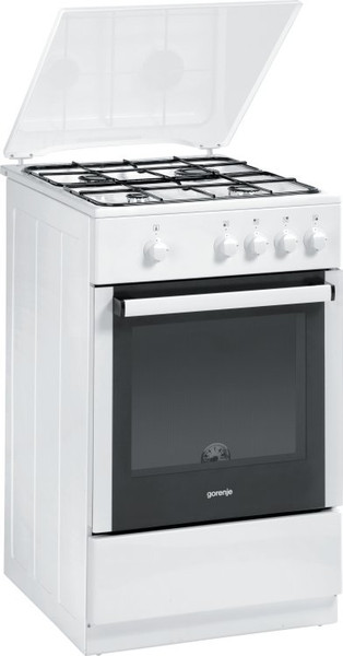 Gorenje G51101AW-1 Отдельностоящий Gas hob B Белый