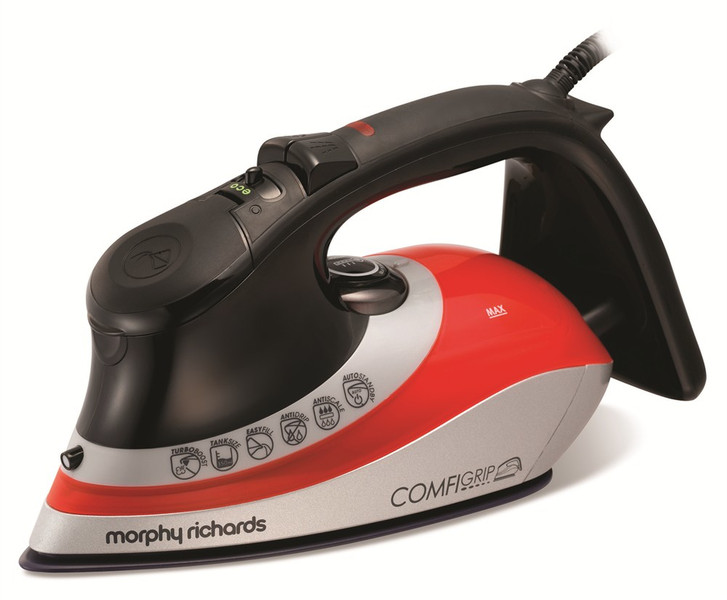 Morphy Richards 301011 Dry & Steam iron 2400W Black,Red,White iron