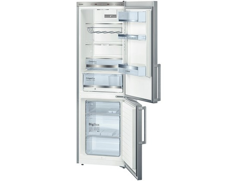 Bosch KGE36AI42 Отдельностоящий 214л 88л A+++ Нержавеющая сталь холодильник с морозильной камерой