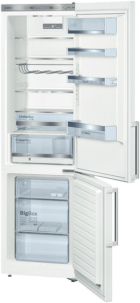 Bosch KGE39AW42 freestanding 250L 89L A+++ White fridge-freezer