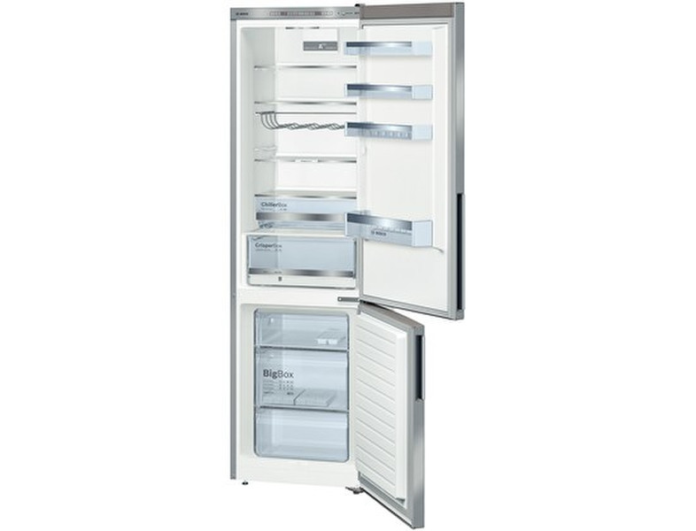 Bosch KGE39DI40 Отдельностоящий 249л 88л A+++ Нержавеющая сталь холодильник с морозильной камерой