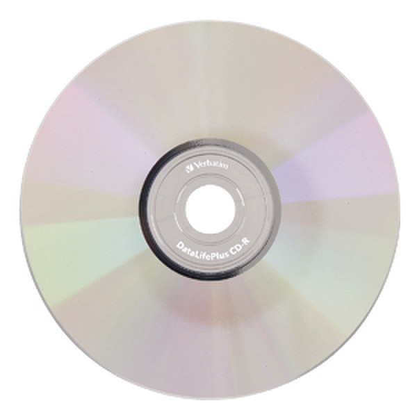 Verbatim CD-R 80MIN 700MB 52X DataLifePlus, Crystal Thermal Printable, 50pk Spindle CD-R 700MB 50pc(s)