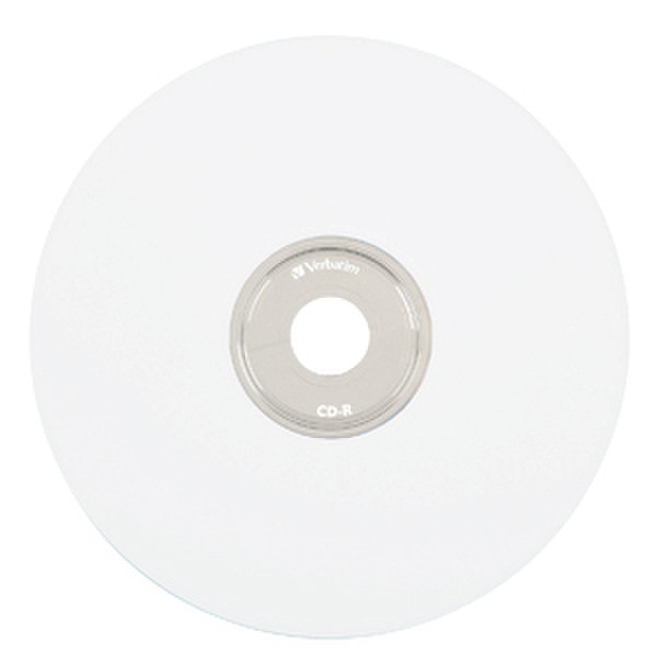 Verbatim CD-R 80MIN 700MB 52X White Inkjet Printable 100pk Spindle CD-R 700MB 100pc(s)