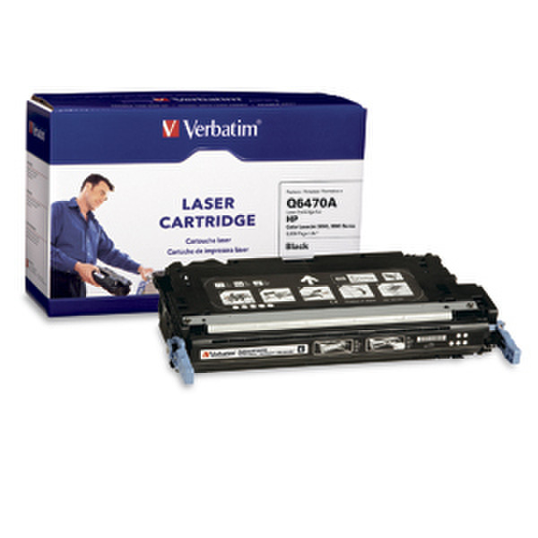 Verbatim HP Q6470A Replacement Laser Cartridge Black