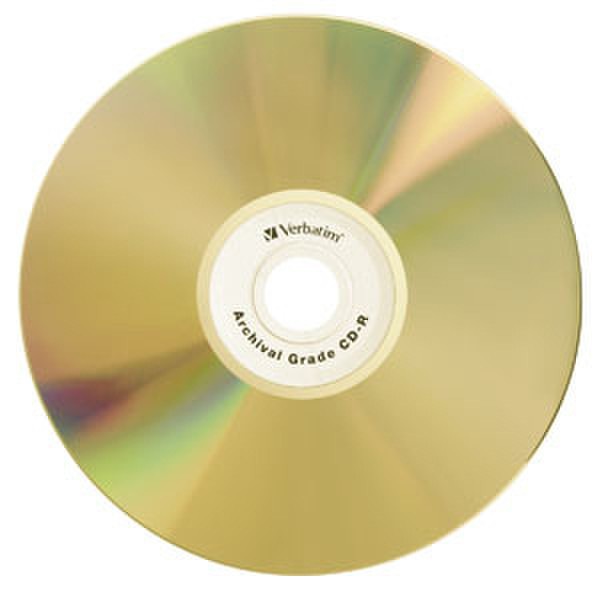 Verbatim UltraLife™ Gold Archival Grade CD-R 80MIN 700MB 52X 50pk Spindle CD-R 700МБ 50шт