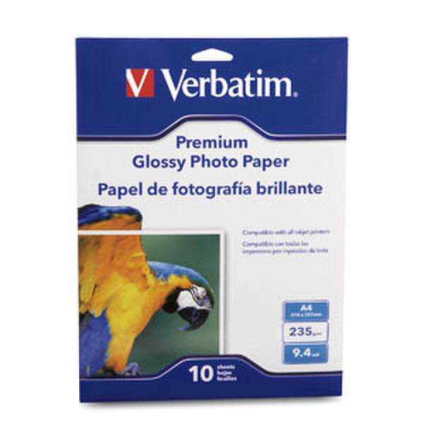 Verbatim A4 Premium Glossy Photo Paper 10pk photo paper