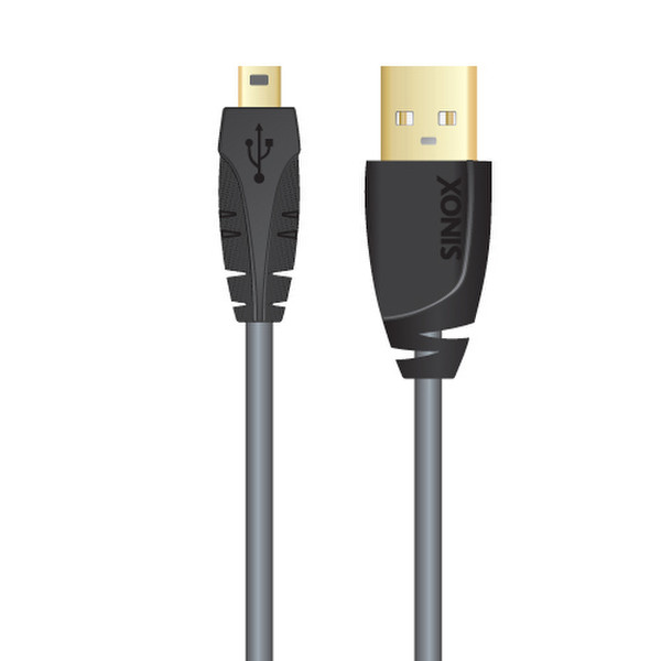 Sinox 2.0m USB A - Mini USB 2.0 B M/M