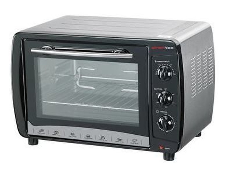 AironTec FO33635 Elektro 35l 1500W Schwarz, Grau Backofen