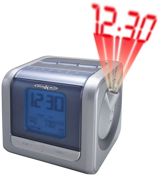 Irradio RC 186P Часы Цифровой Черный, Cеребряный радиоприемник