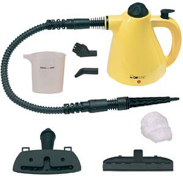 Clatronic DR 2930 Portable steam cleaner 0.22L 1000W Black,Yellow