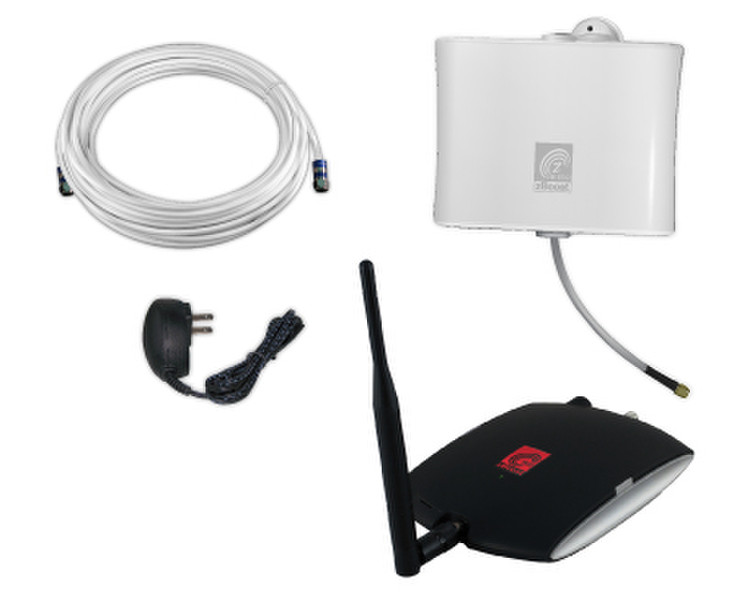 zBoost TRIO CONNECT Indoor cellular signal booster Black,White