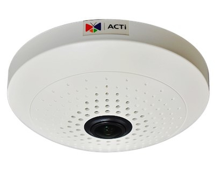 ACTi B55 IP security camera Innenraum Kuppel Schwarz, Weiß Sicherheitskamera