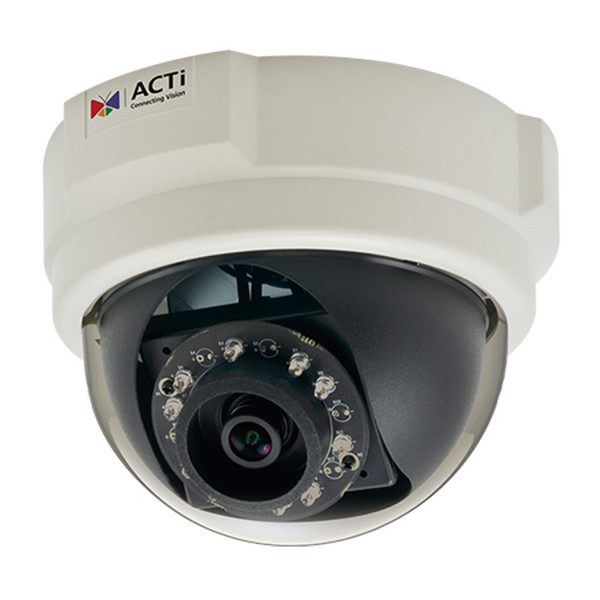 ACTi E56 IP security camera Для помещений Dome Черный, Белый камера видеонаблюдения