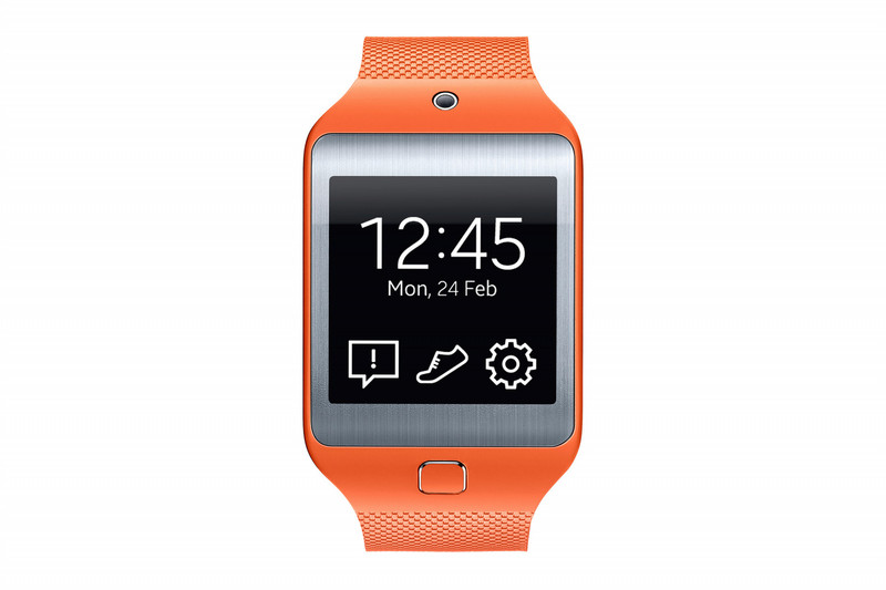 Samsung Gear 2 Neo 1.63Zoll SAMOLED 55g Silber Smartwatch
