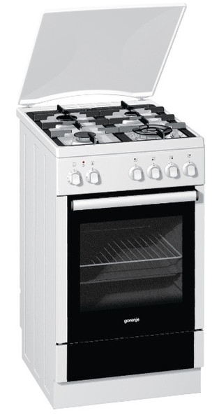 Gorenje K57120AW Отдельностоящий Gas hob A Белый