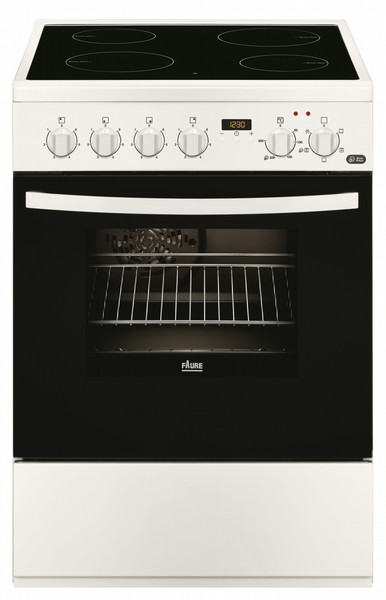 Faure FCV6530CWA Freistehend Ceramic hob A Weiß Küchenherd