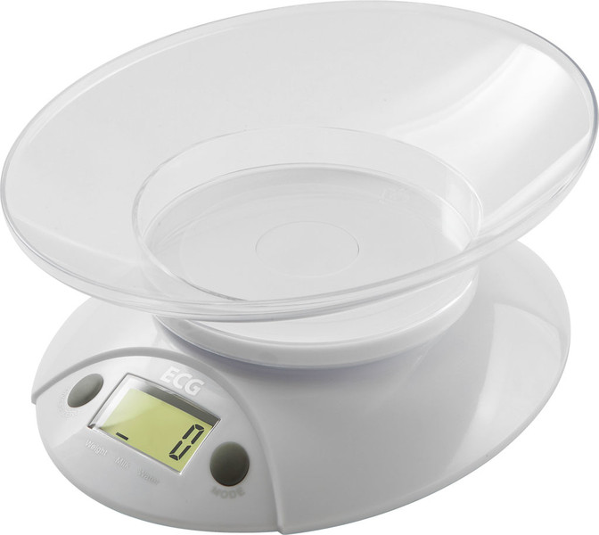 ECG KV 118 Electronic kitchen scale Белый кухонные весы