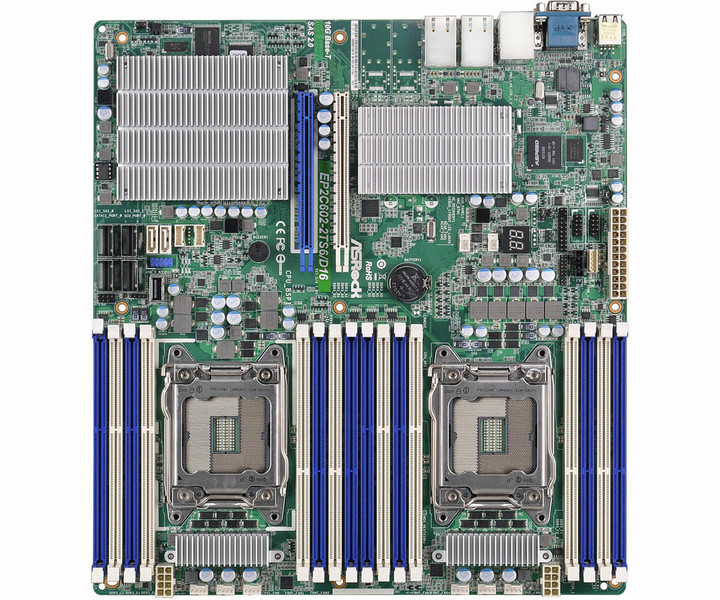 Asrock EP2C602-2TS6/D16 Intel C602 Socket R (LGA 2011) SSI EEB материнская плата для сервера/рабочей станции