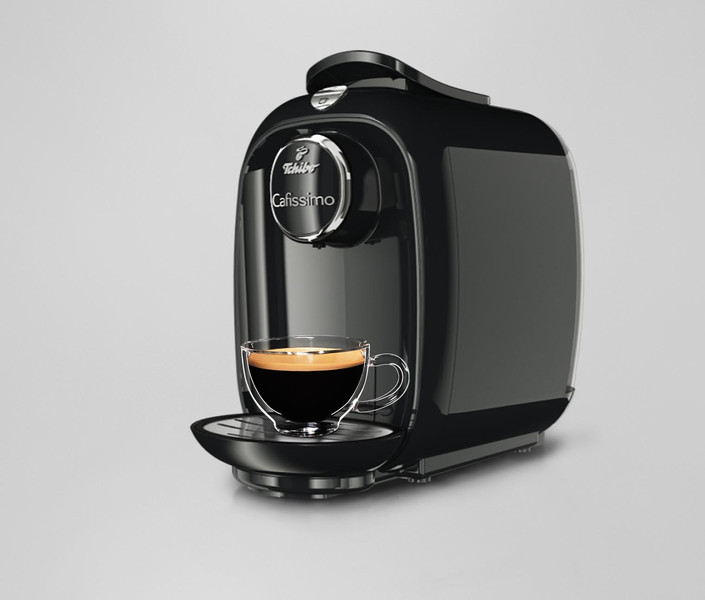Tchibo Cafissimo PICCO Black Volcano Pod coffee machine 0.9L 6cups Black