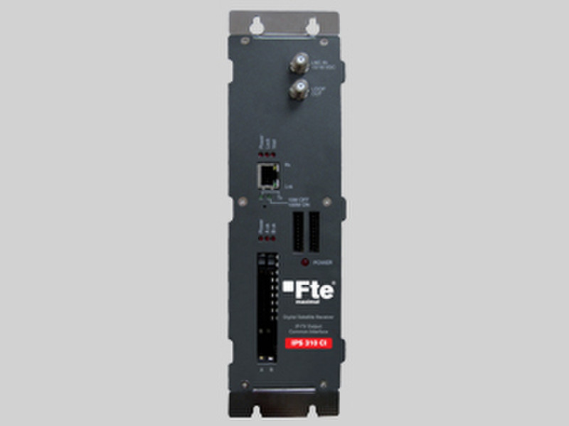 Fte maximal IPS 310 CI Modular headend SAT receiver