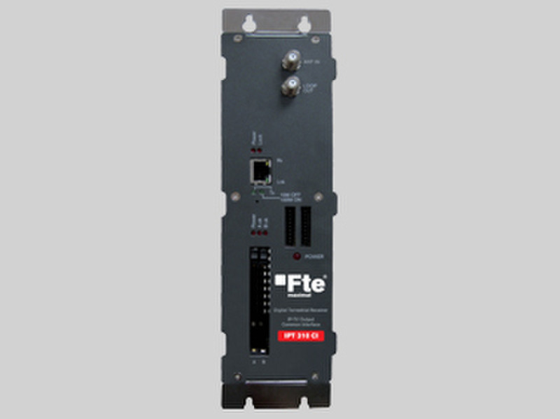 Fte maximal IPT 310 CI Modular headend SAT receiver