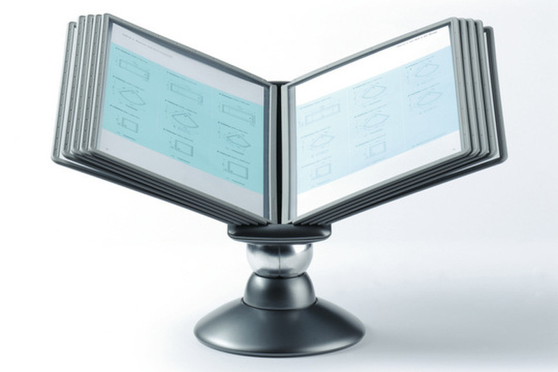 Durable SHERPA motion Desk Portrait A4 document display carousel